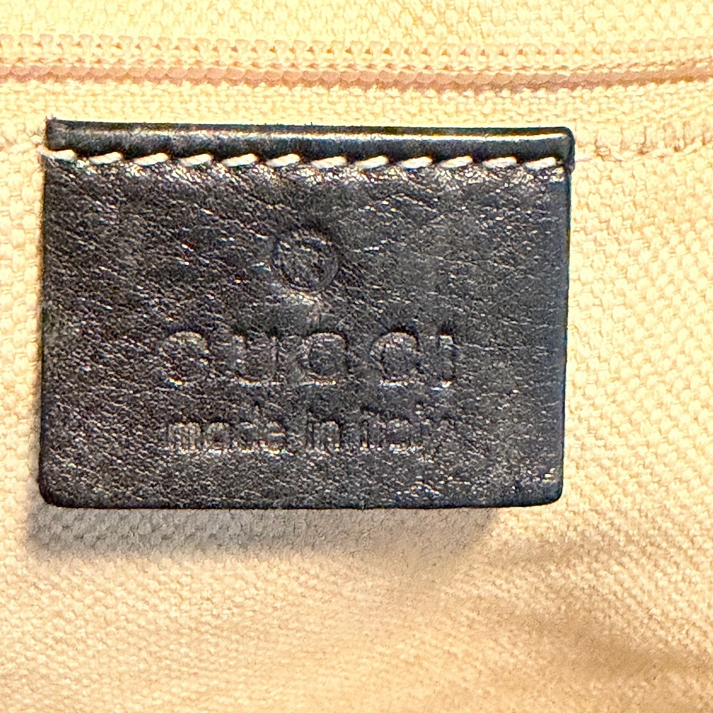 Gucci Sukey Guccissima Black Leather Shoulder Bag - Picture 5 of 14
